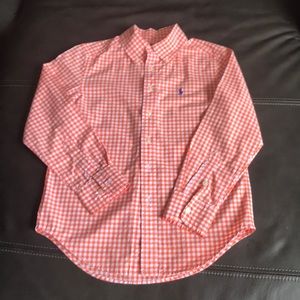 Boys Ralph Lauren long sleeve button down shirt